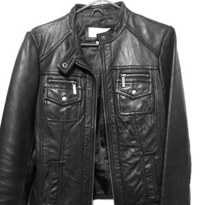 ❌SOLD❌ Michael Kors Black Leather jacket - EUC